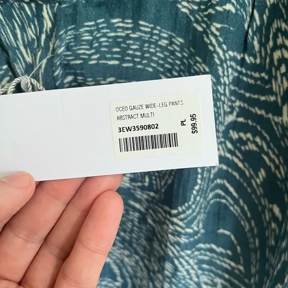 Soft Surroundings Oceo Guaze Tunic and Wide Leg Pant Set, SZ PL NWT - Picture 11 of 11